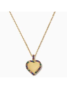 Kate Spade - Multicolor Heart Necklace
